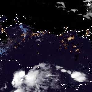météo tropicale : Image satellite .