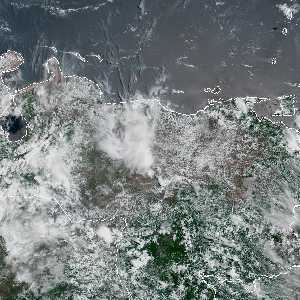 météo tropicale : Image satellite .