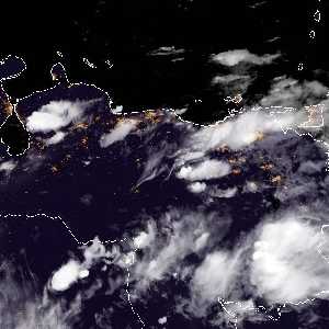météo tropicale : Image satellite .