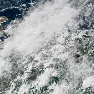 météo tropicale : Image satellite .