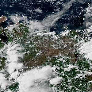 météo tropicale : Image satellite .