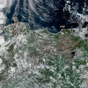 météo tropicale : Image satellite .