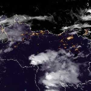 météo tropicale : Image satellite .
