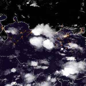 météo tropicale : Image satellite .