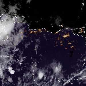 météo tropicale : Image satellite .