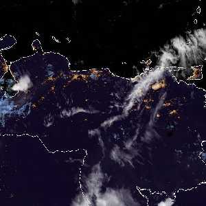 météo tropicale : Image satellite .