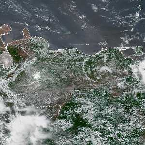 météo tropicale : Image satellite .