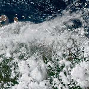 météo tropicale : Image satellite .