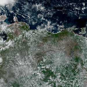 météo tropicale : Image satellite .