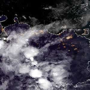 météo tropicale : Image satellite .
