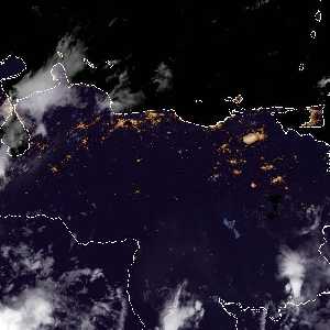 météo tropicale : Image satellite .