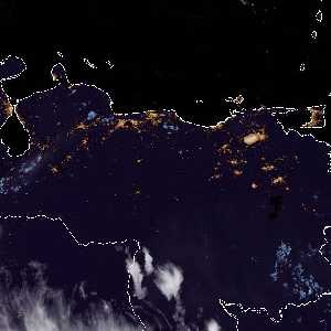 météo tropicale : Image satellite .