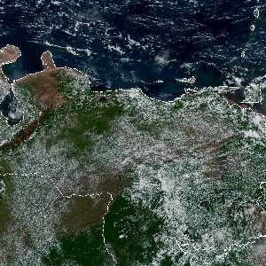 météo tropicale : Image satellite .