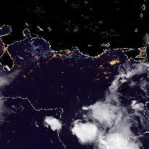 météo tropicale : Image satellite .
