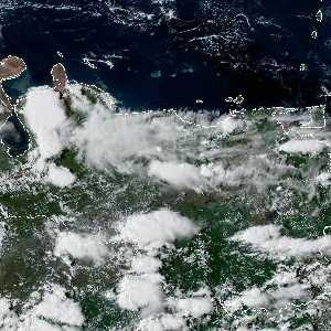 météo tropicale : Image satellite .