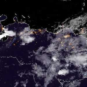 météo tropicale : Image satellite .