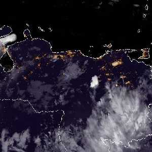 météo tropicale : Image satellite .
