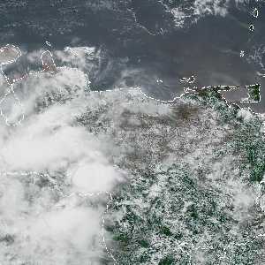 météo tropicale : Image satellite .