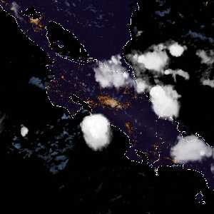 météo tropicale : Image satellite .