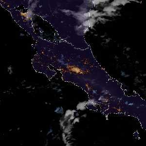 météo tropicale : Image satellite .