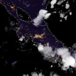 météo tropicale : Image satellite .