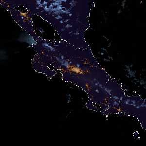 météo tropicale : Image satellite .