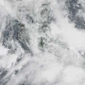 météo tropicale : Image satellite .