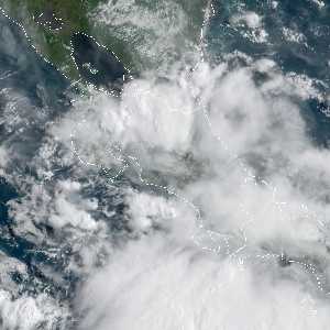 météo tropicale : Image satellite .