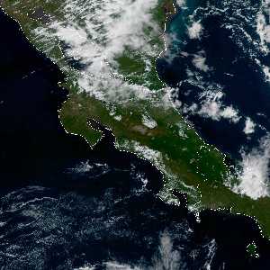 météo tropicale : Image satellite .