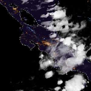 météo tropicale : Image satellite .
