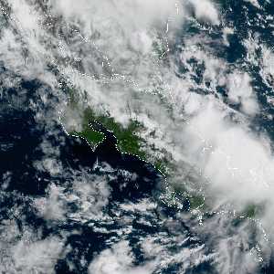 météo tropicale : Image satellite .