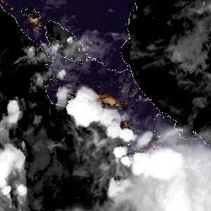 météo tropicale : Image satellite .