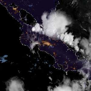 météo tropicale : Image satellite .