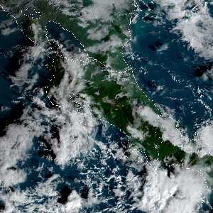 météo tropicale : Image satellite .