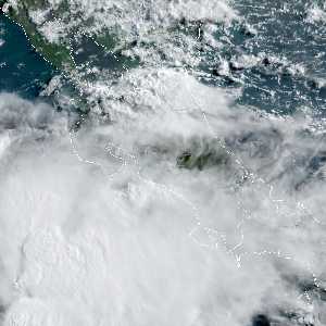 météo tropicale : Image satellite .
