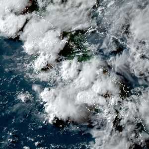 météo tropicale : Image satellite .