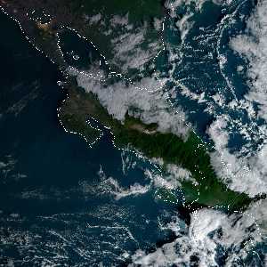 météo tropicale : Image satellite .