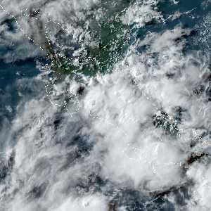 météo tropicale : Image satellite .