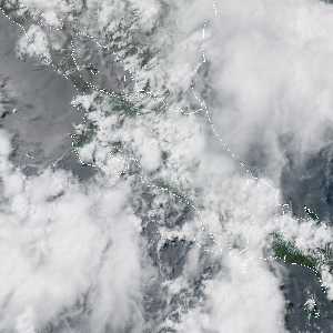 météo tropicale : Image satellite .