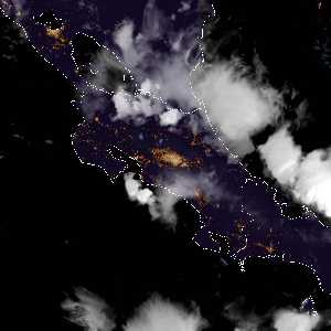 météo tropicale : Image satellite .