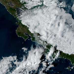 météo tropicale : Image satellite .