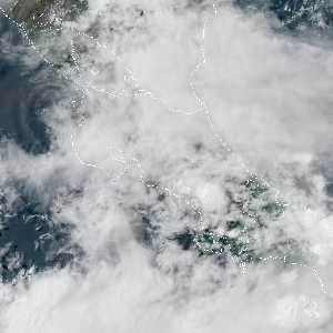 météo tropicale : Image satellite .