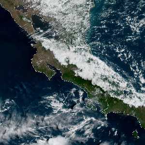 météo tropicale : Image satellite .