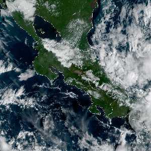 météo tropicale : Image satellite .