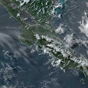 météo tropicale : Image satellite .