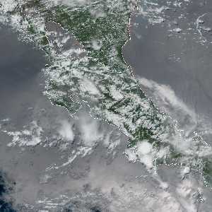 météo tropicale : Image satellite .