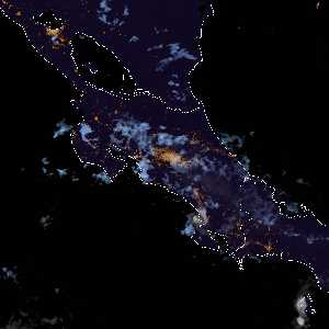 météo tropicale : Image satellite .