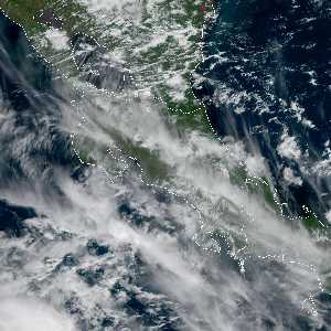 météo tropicale : Image satellite .