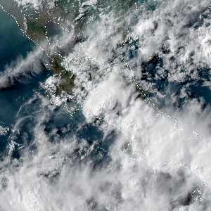 météo tropicale : Image satellite .
