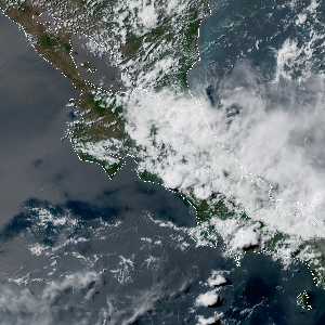 météo tropicale : Image satellite .